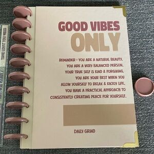 Daily grind natural beauty Planner cover